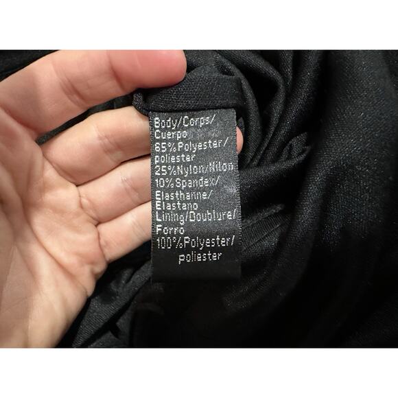 JS Boutique Black Lace and Sequin Sleeveless Maxi Dress US 14 Deadstock NEW - Picture 8 of 9